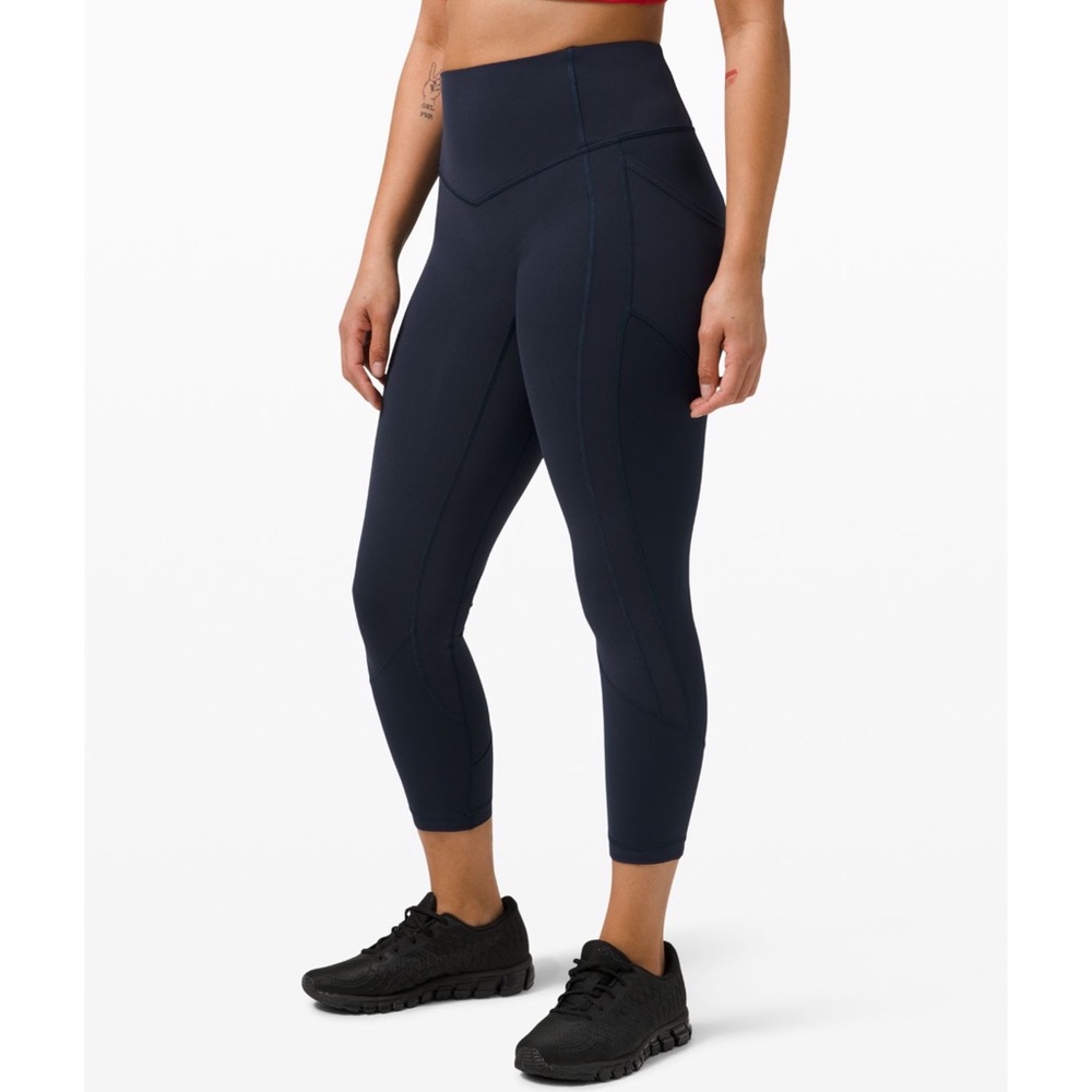 Lululemon Navy All The Right Places II Crop 23”